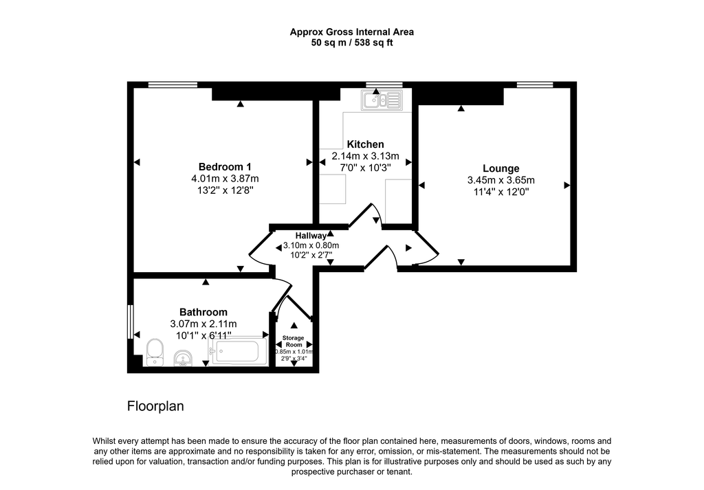 Property photo 2 of 20 Flat C, 57 Queens Road, Tunbridge Wells, Kent Tn4 9Na