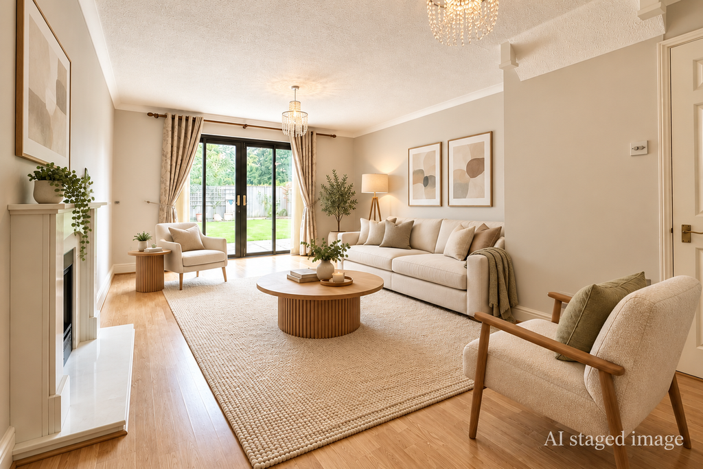 Property photo 2 of 22 Living Room - Virtually Staged