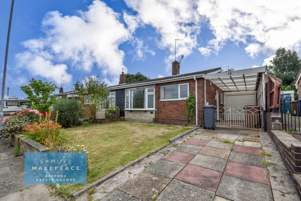 Property photo 1 of 14 Two Bedroom Semi Detached Bungalow With Garage - No Upward Chain!