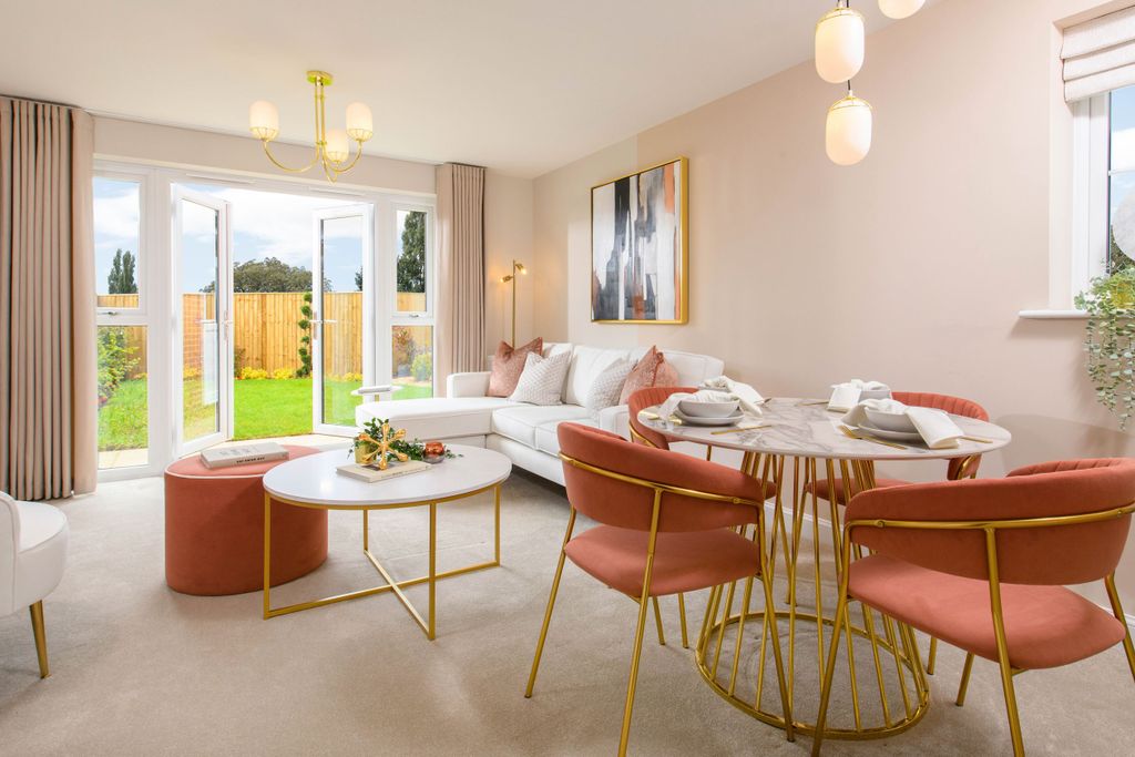 Property photo 1 of 9 Norbury Open Plan Lounge Dining Room With French Doors