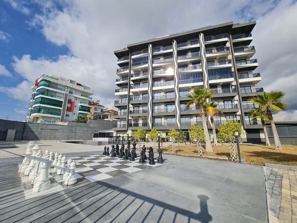Property photo 1 of 21 Newly Built One-Bedroom Alanya Apartment In Avsallar For Sale - Main View Of The Modern Complex Of Apartments