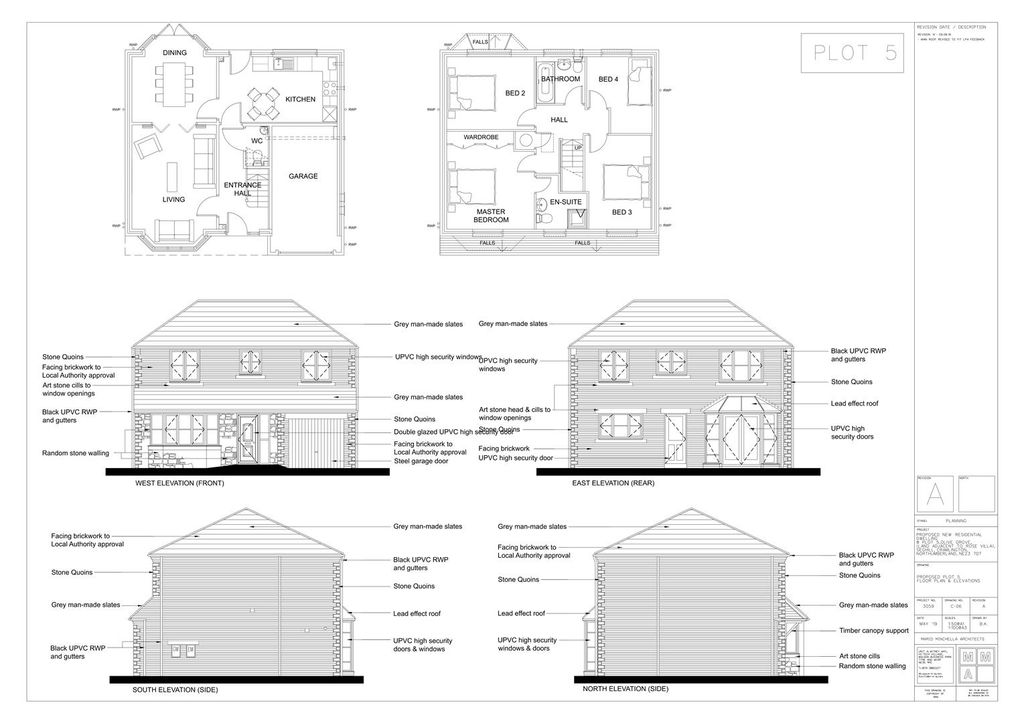 Property photo 3 of 3 3059 C-06 Plot 5 Proposed Plan &amp; Elevations Rev A.