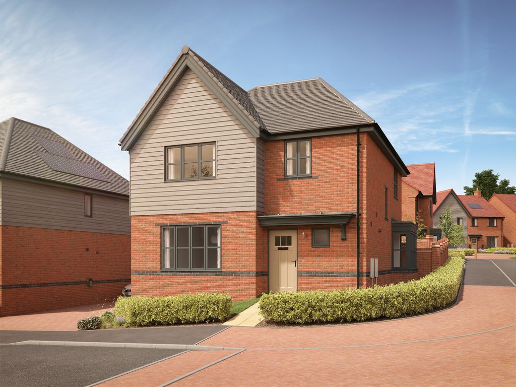 Property photo 1 of 10 A Modern Brick House With A Grey Upper Story Sits Behind A Neatly Trimmed Hedge