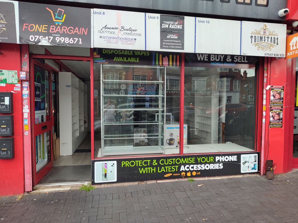 Property photo 1 of 8 Mobile Phone Shop Business For Sale &amp; Shop To Let Stratford Road Sparkhill, Birmingham, B11