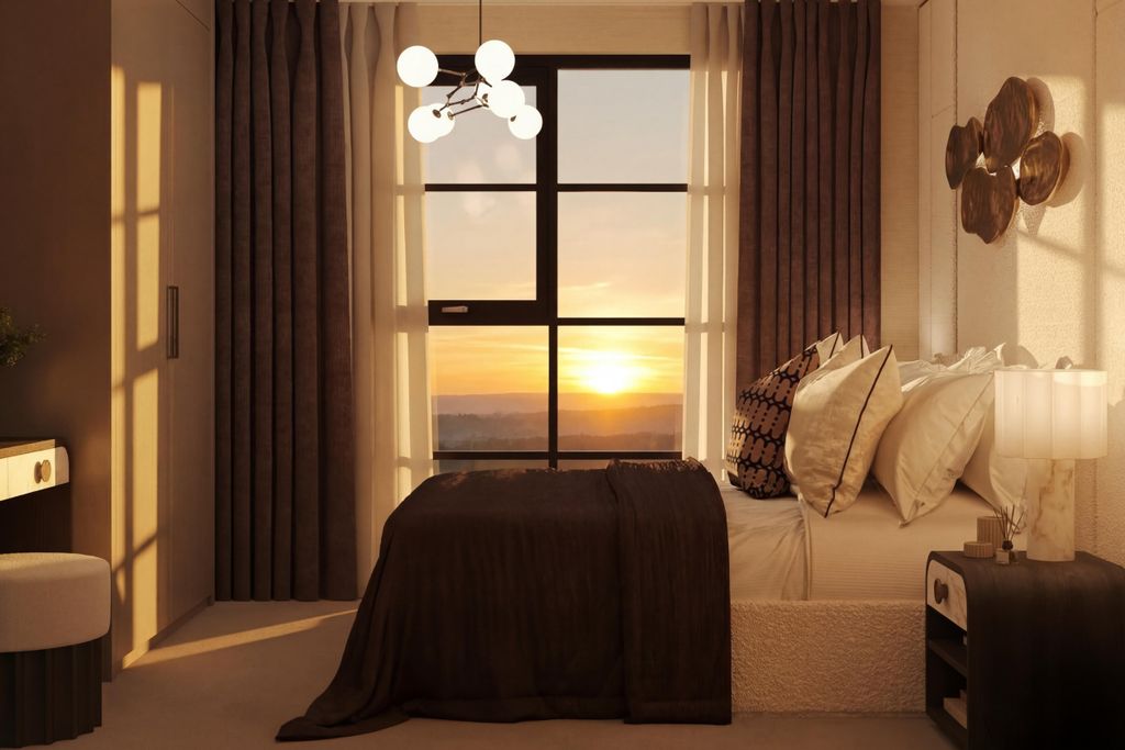 Property photo 3 of 6 Dusk Photo Of Bedroom With Sunset Through The Window