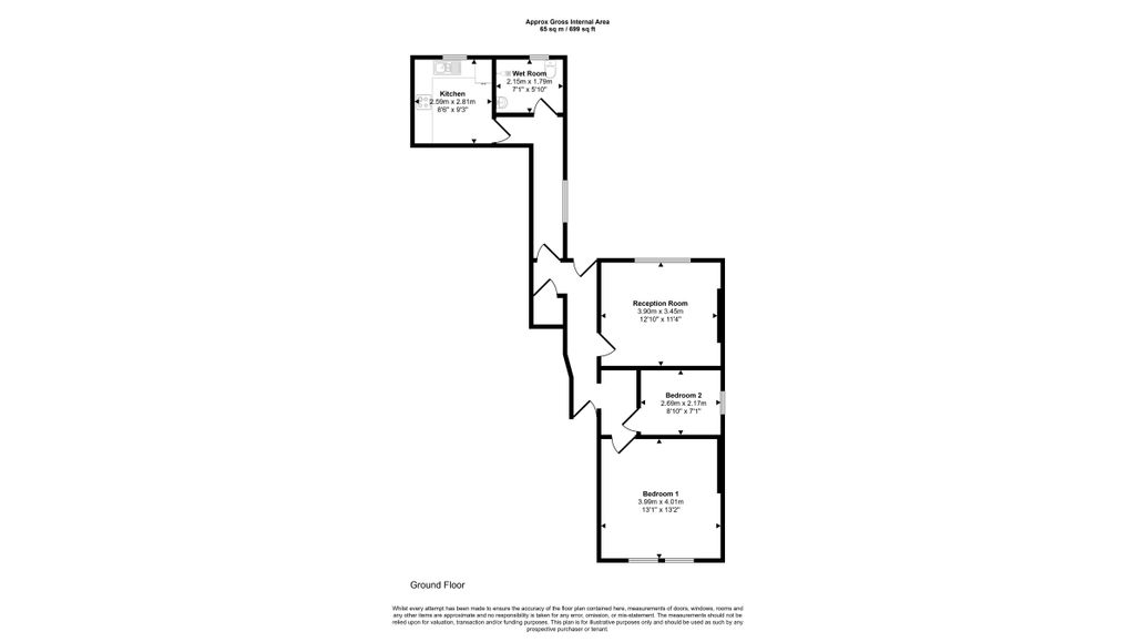 Property photo 2 of 8 Flat 1, 53 Madeley Road.Jpg