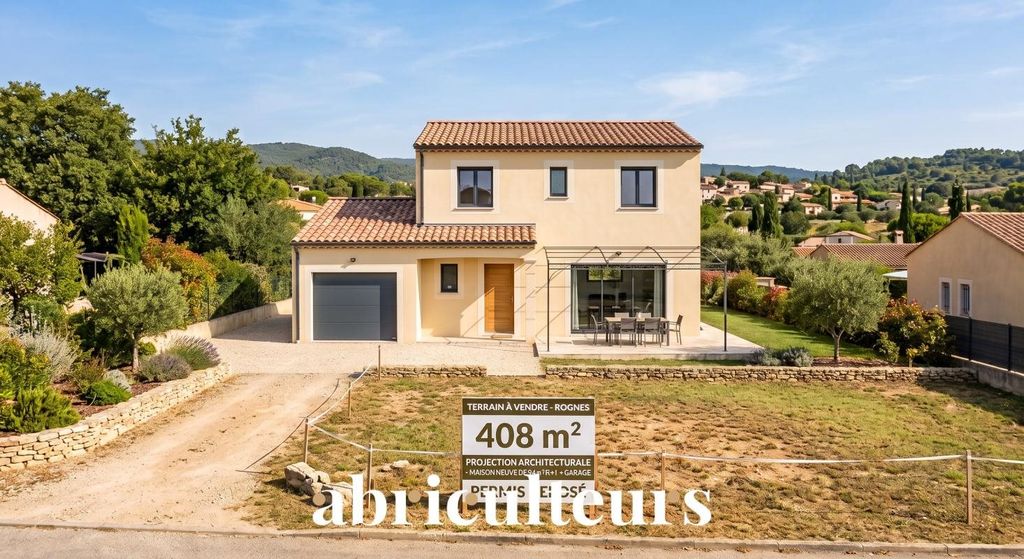 Property photo 1 of 3 Buildable Terrain Of 408 m² With Building Permit Filed For 94 m² In Rognes 13840