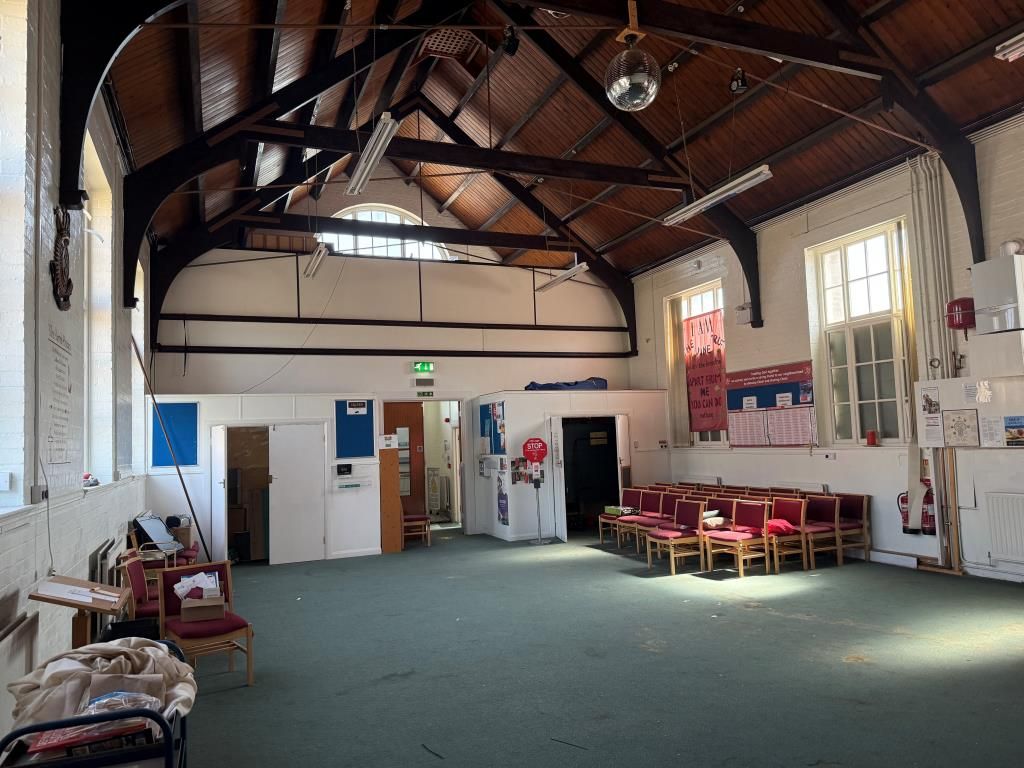 Property photo 2 of 9 Internal View Of Hall With Vaulted Ceilings