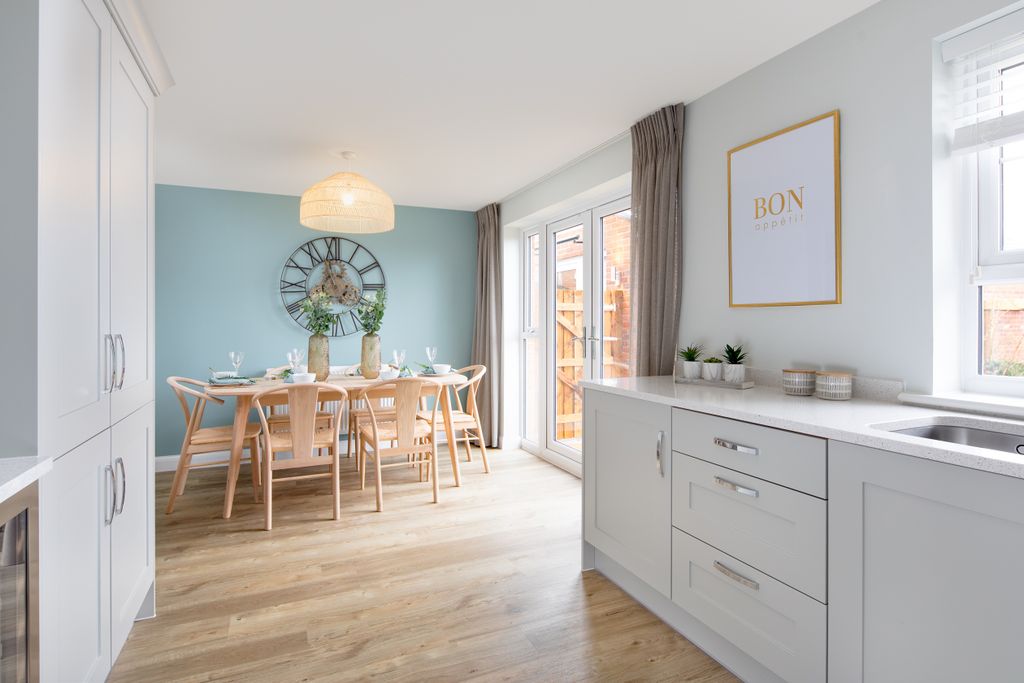 Property photo 1 of 8 Open Plan Kitchen In The Kingsley 4 Bedroom Home