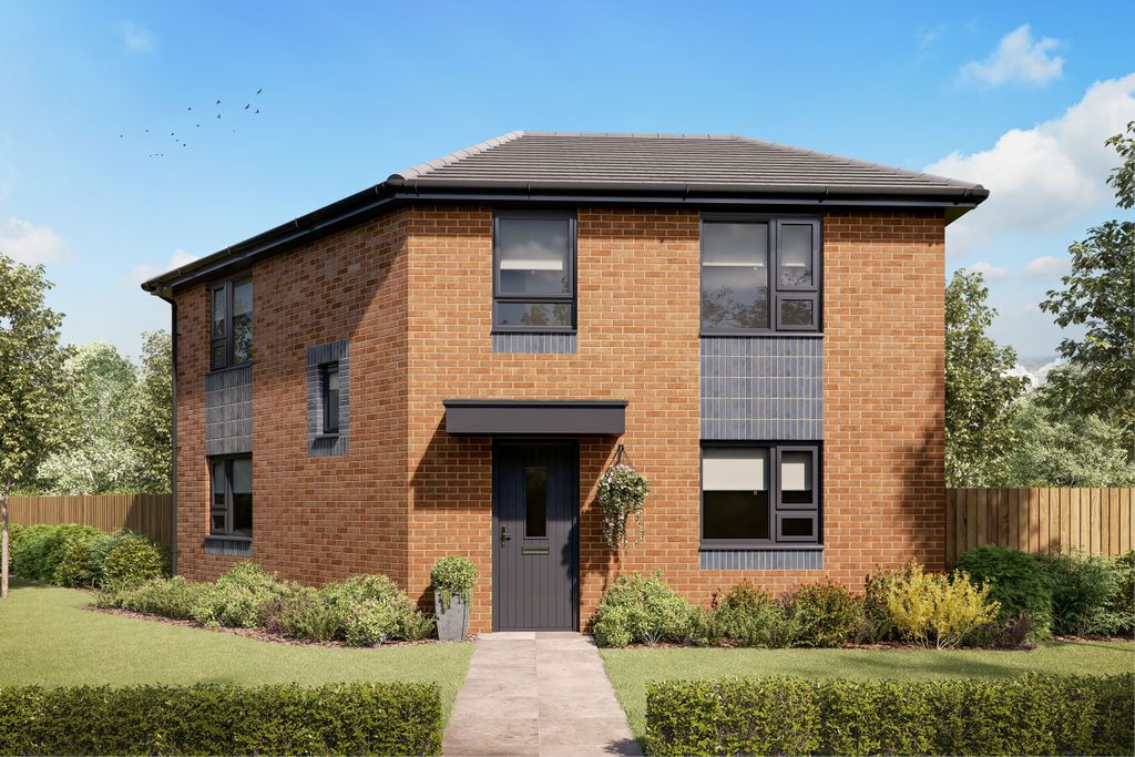 Property photo 1 of 8 External CGI Image Of The Lutterworth 3 Bedroom Home