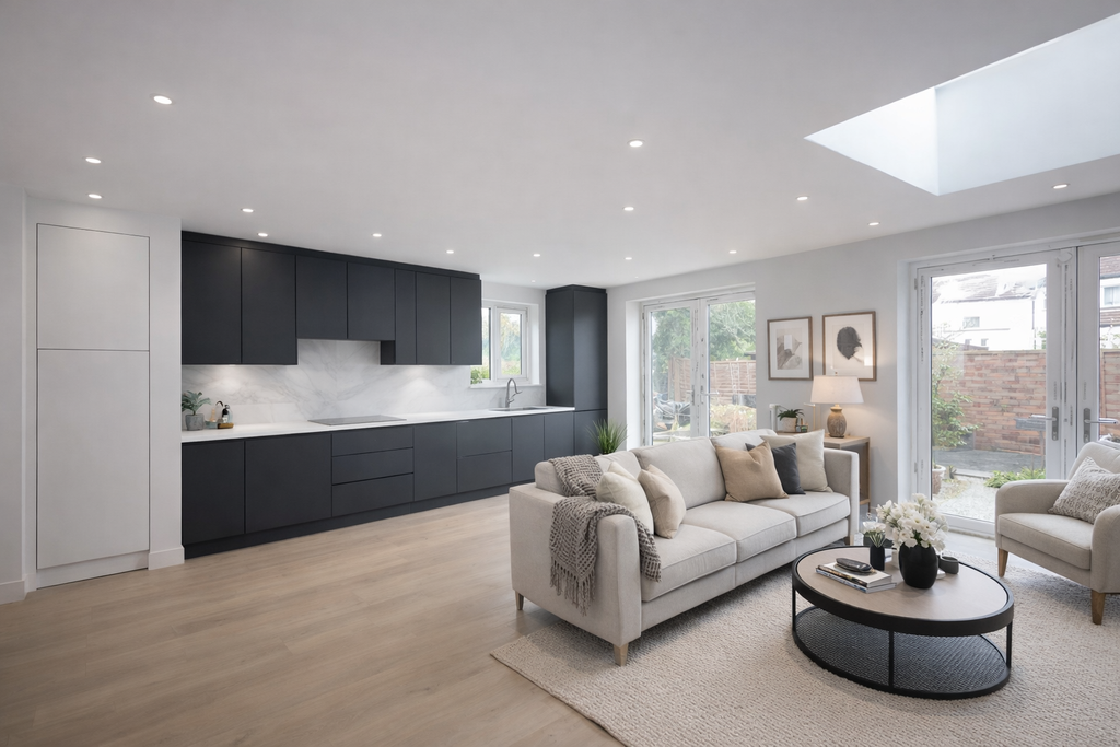 Property photo 3 of 6 Reception Area With Open Plan Living