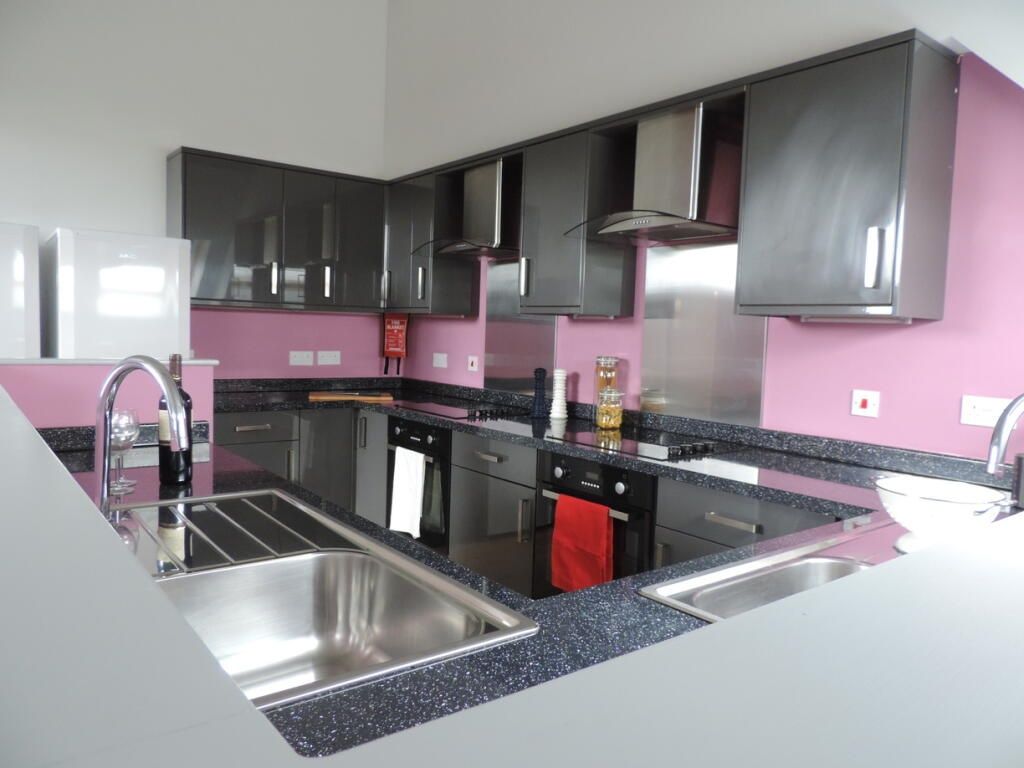 Property photo 1 of 4 Modern Kitchen With Sleek Gloss Cabinets...