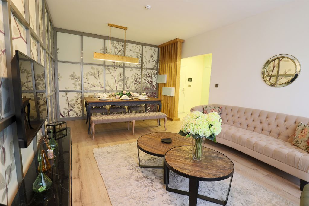 Property photo 3 of 19 Newly Built Captivating Apartments In Istanbul For Sale - Spacious Lounge With Stylish Touches