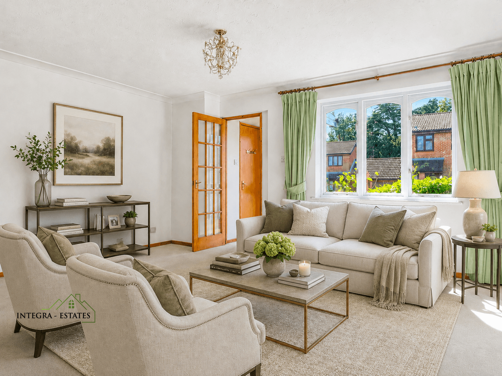 Property photo 2 of 27 Staged Living Room Brookwood Close Shortlnds Br2