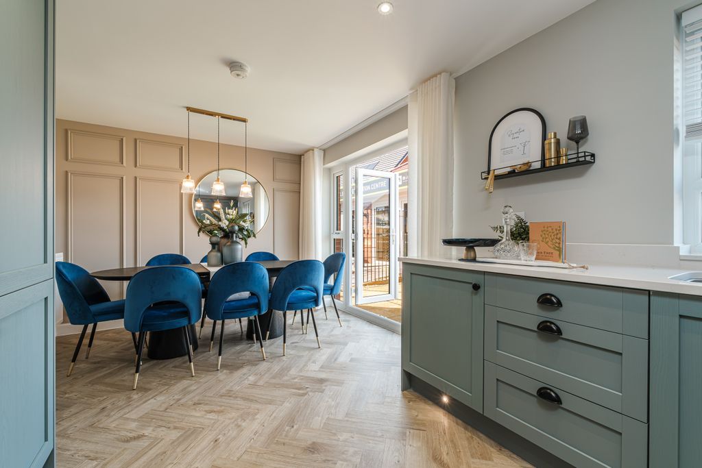 Property photo 2 of 9 Interior View Of The Kitchen &amp; Dining In Our 4 Bed Kingsley Home