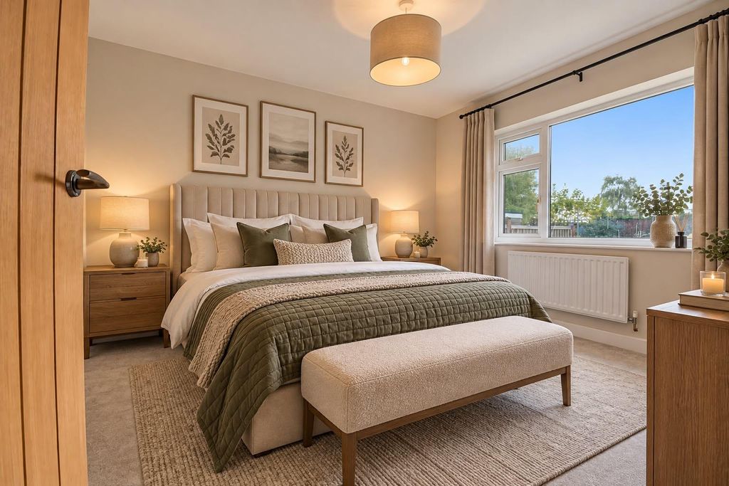 Property photo 3 of 19 Bedroom One (Ai Staged )