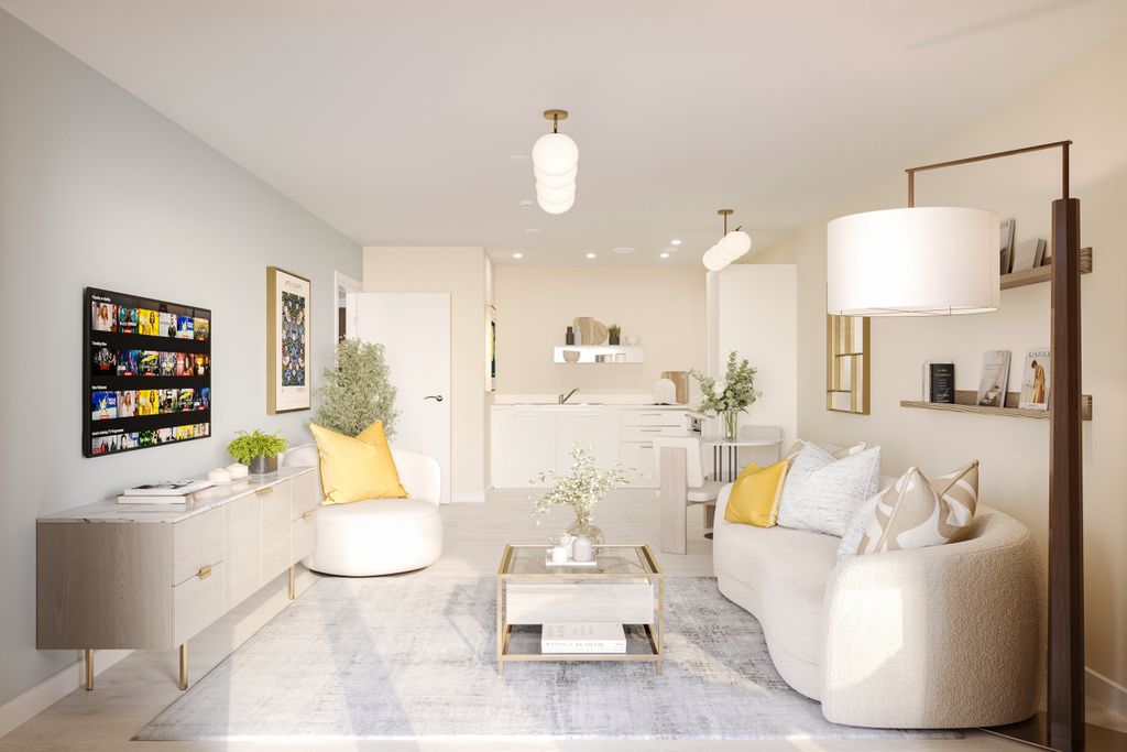 Property photo 1 of 6 Hayes Village 1-Bed Stills - Living Area