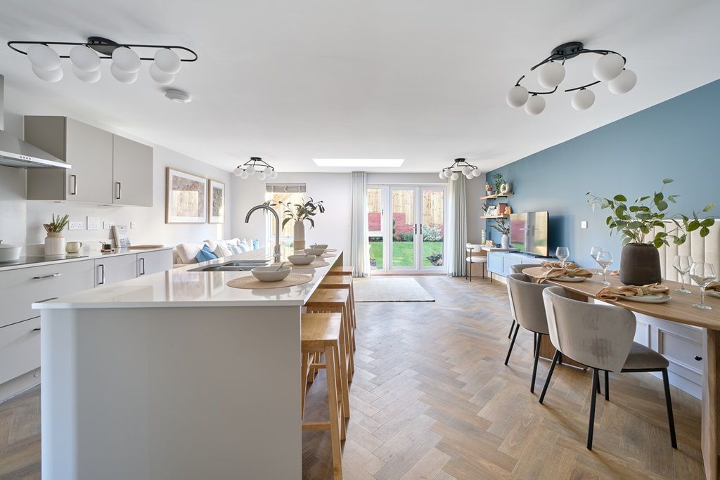 Property photo 2 of 16 Open Plan Kitchen And Dining Area With Island
