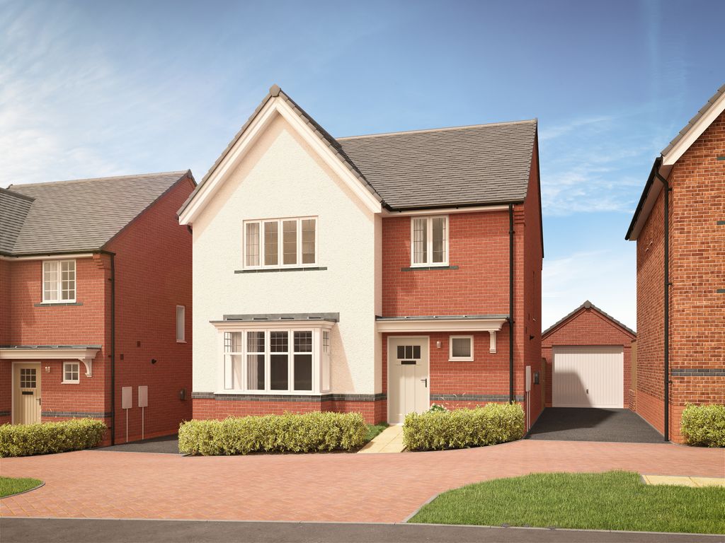 Property photo 2 of 7 A Modern Brick And White Stucco House With Manicured Hedges In The Foreground Sits Under A Clear Blu