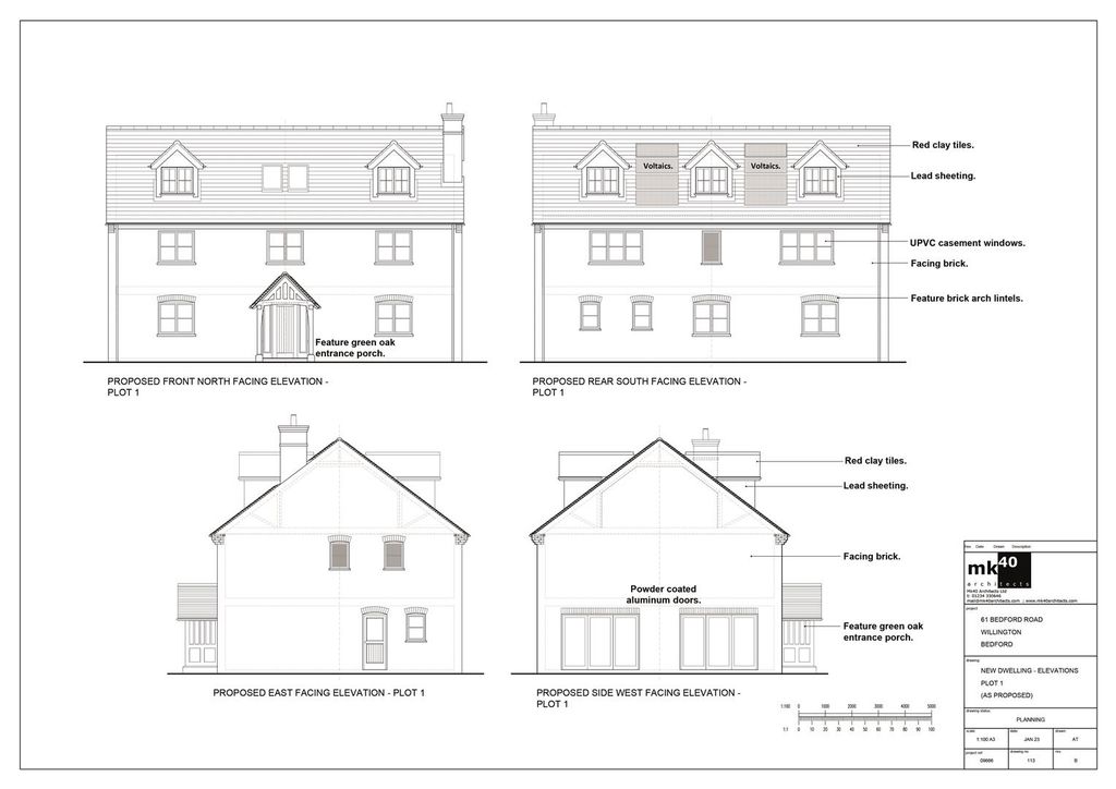 Property photo 3 of 17 Proposed Elevations Plot 1.Jpg