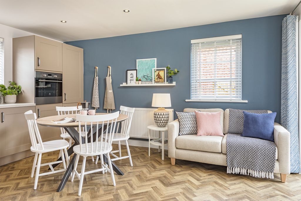 Property photo 2 of 8 Open Plan Kitchen In The Alderney 4 Bedroom Home
