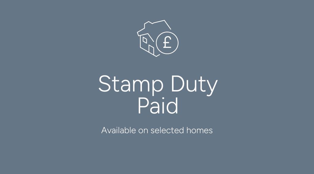 Property photo 2 of 10 The Image Displays The Text "Stamp Duty Paid" Along With A House Icon And A Pound Symbol