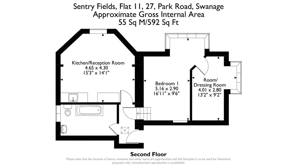 Property photo 2 of 9 Sentry Fields, Flat 11, 27, Park Road, Bh19 2Aa.Jpg