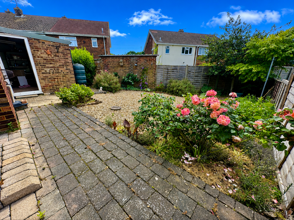 Property photo 2 of 9 Back Garden Blue Sky