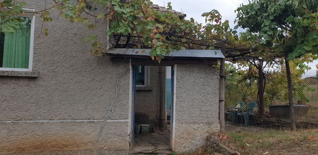 Property photo 3 of 56 Outdoor Passageway Between House Walls Covered By Grapevine With Plastic Chairs Visible In The Yard Beyond