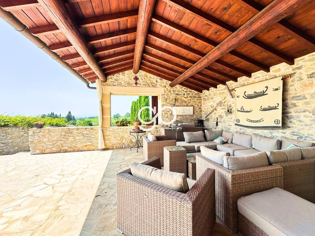 Property photo 1 of 17 Stone Farmhouse For Sale Near Sommières – 440 Sq m – 7 Bedrooms – Heated Pool – Lift – Cévennes Views