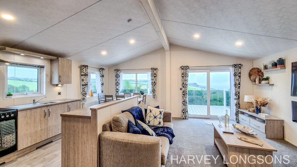 Property photo 3 of 21 Open Plan Living Area With Countryside Views In Delta Lakeside Lodge At Polperro Holiday Park