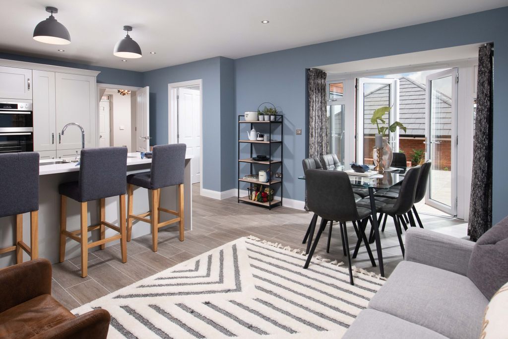 Property photo 3 of 10 Internal View Of A Spacious Open-Plan Kitchen-Diner