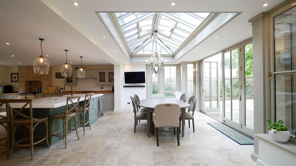 Property photo 2 of 30 Open Plan Kitchen &amp; Living Area &amp; Orangery