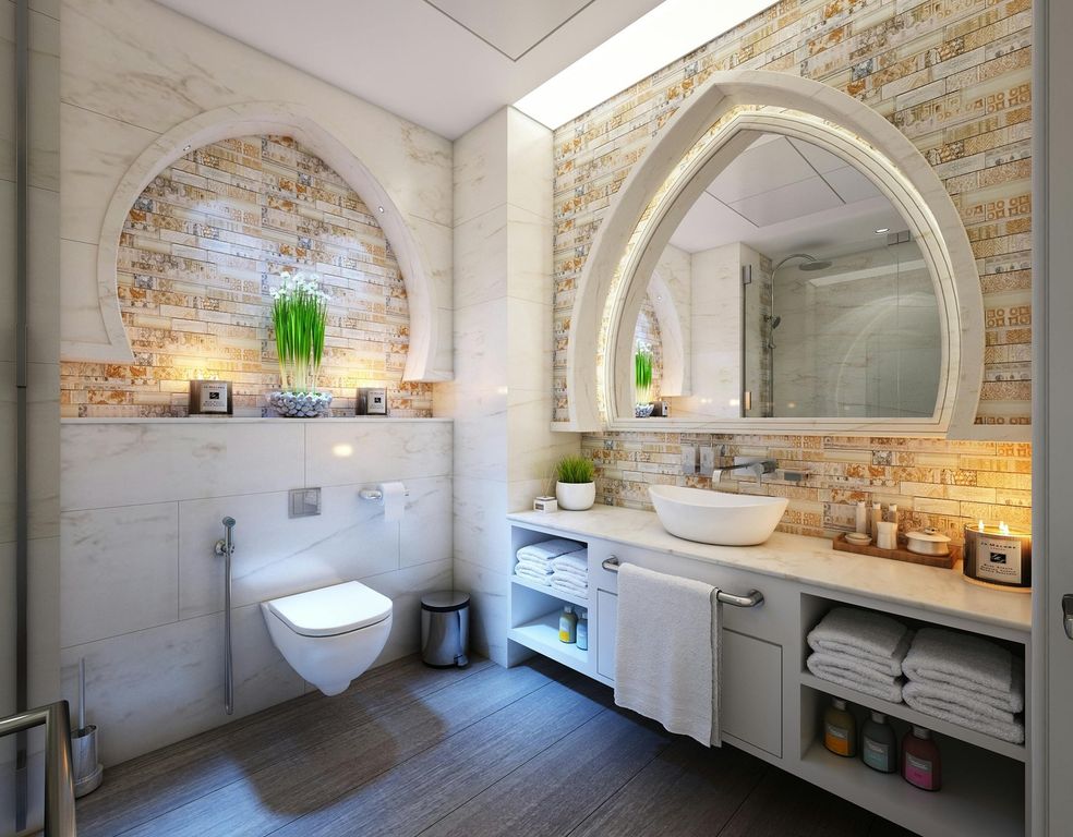 Property photo 1 of 1 A Beautifully Designed Large Bathroom Featuring El...