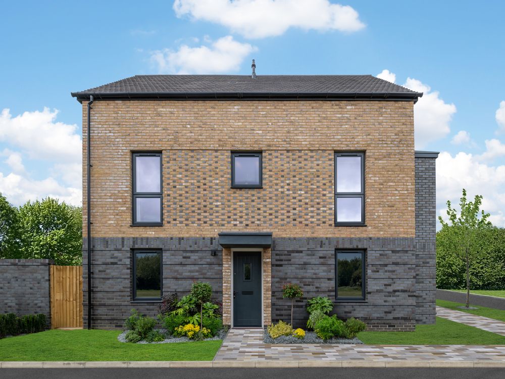 Property photo 1 of 5 External Image Of The Half Brick Elevation For The 3 Bedroom Detached Elmstead Town House Home At St