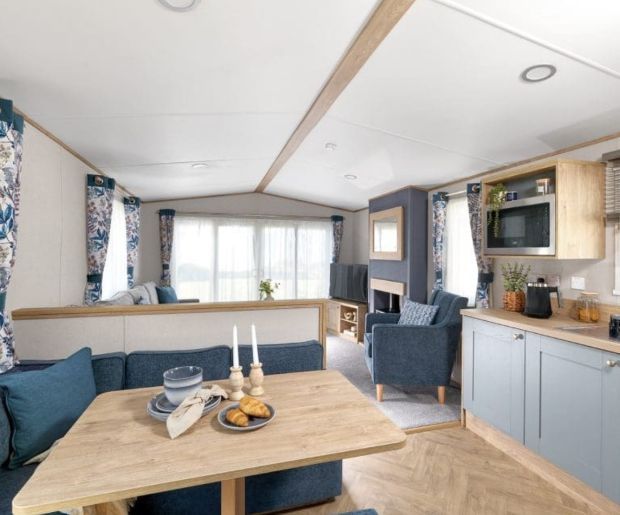 Property photo 3 of 5 Bright Open Plan Layout In The Abi Hamble Holiday Caravan For Sale At Hoburne Cotswold Reach, Gloucestershire