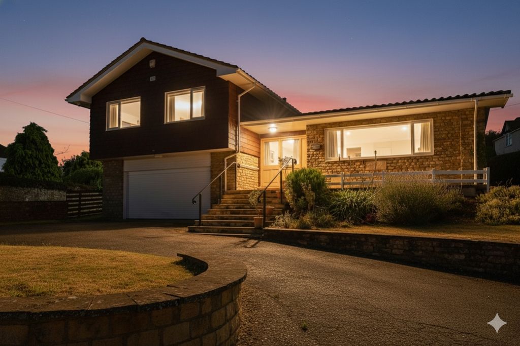 Property photo 1 of 28 Ai Enhanced View Of Property At Dusk