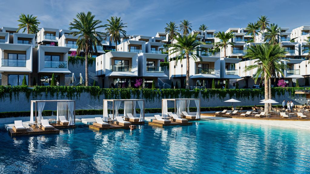 Property photo 2 of 20 Nearing Completion Bodrum Properties For Sale - Large Communal Swimming Pool