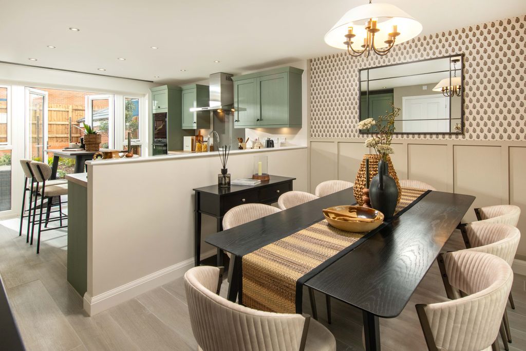 Property photo 3 of 10 Curborough Fields Wychwood Show Home Kitchen-Diner