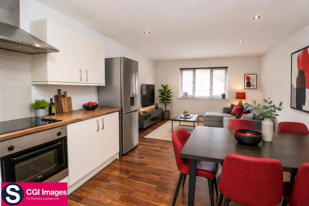 Property photo 2 of 14 CGI Image - Kitchen/Dining/Living Room