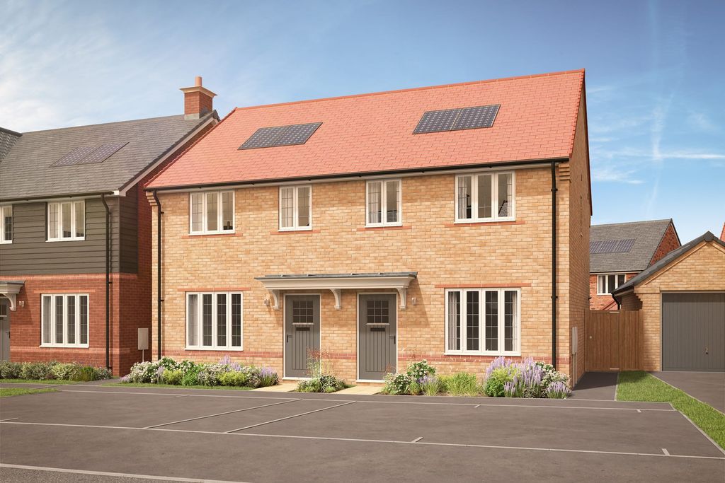 Property photo 1 of 11 A Modern, Two-Story Residential Building With A Red Tile Roof