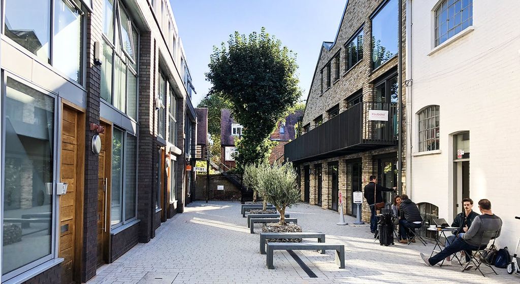 Property photo 2 of 6 The Works Turnham Green Terrace Mews Chiswick London W4 Office To Let Chiswick West London Ext Photo2.Jpg