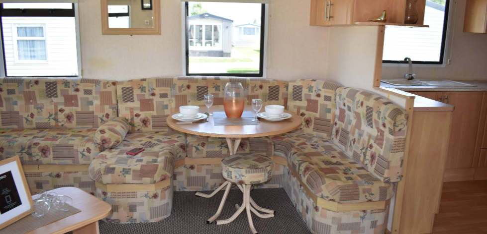 Property photo 3 of 12 Dining Table With Benches In The Abi Colorado Static Caravan For Sale At Eastland Meadows Country Park, Essex