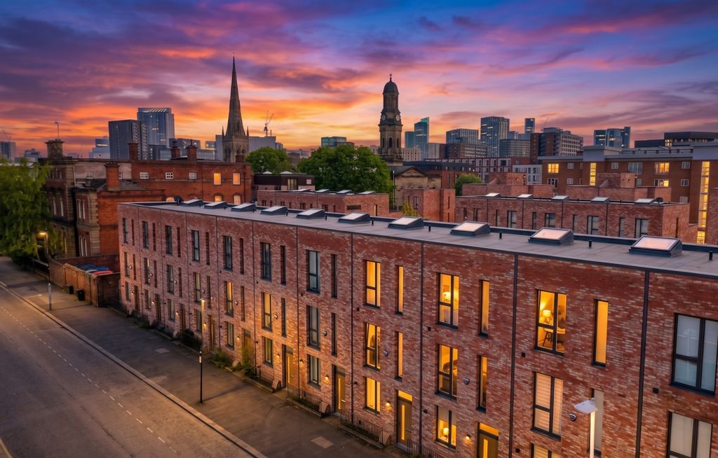 Property photo 1 of 15 Cleminson Street - Dusk Drone - Ewemove