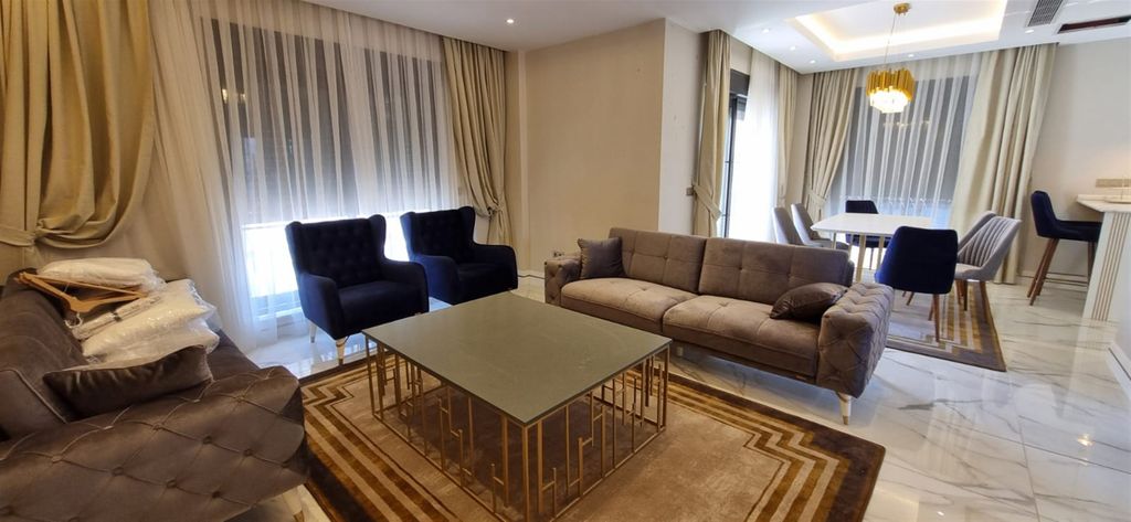 Property photo 3 of 17 Ready-To-Move Villa For Sale In Antalya - Open-Plan Living Area