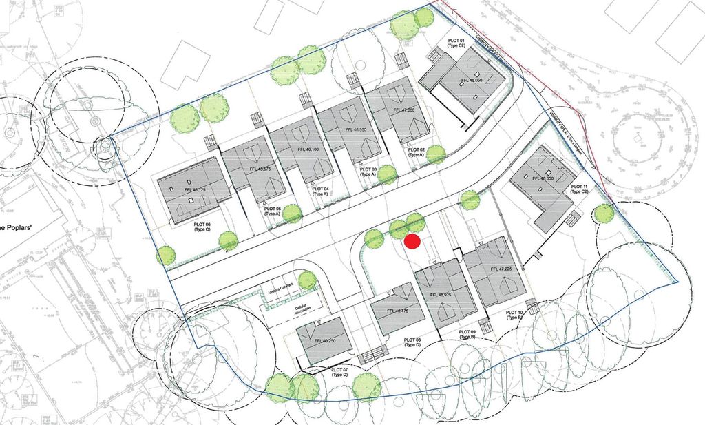 Property photo 1 of 1 Plot 9 Siteplan Cropped And Red Dotted.Jpg