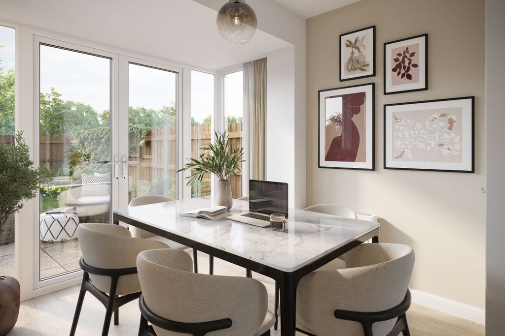 Property photo 3 of 7 Inside View Of Lockton Kitchen Diner With French Doors