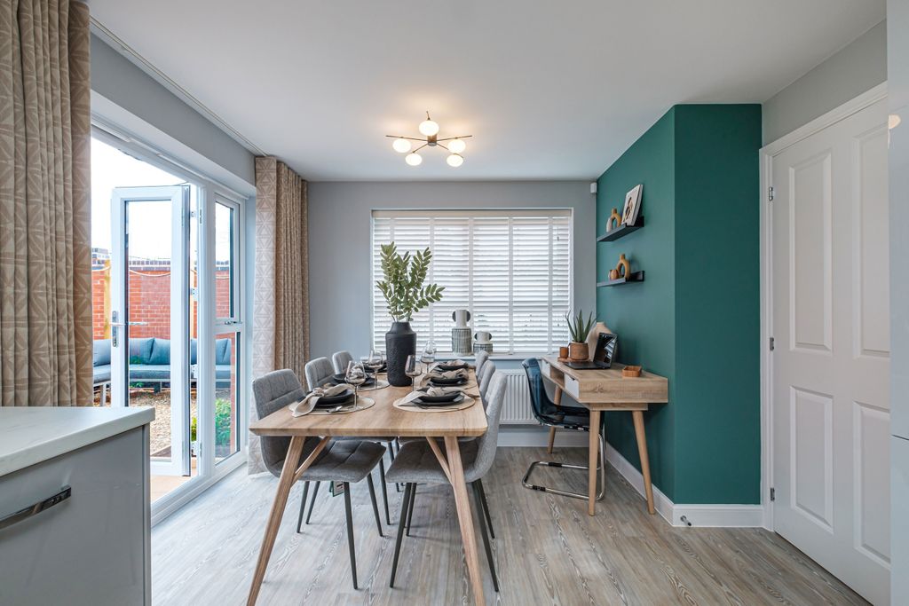 Property photo 1 of 8 Interior View Of The Kitchen &amp; Dining Space In Our 3 Bed Ennerdale Home