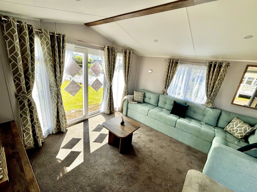 Property photo 2 of 9 Spacious Living Area With Patio Doors In The Willerby Brookwood Static Caravan For Sale At Snettisham Holiday Park, Norfolk
