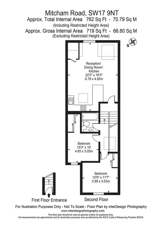 Property photo 2 of 13 Flat B, 252 Mitcham Road, London, Sw17 9Nt - Floor
